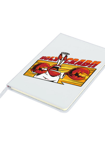 Блокнот А5 Мистер Юджин Крабс Губка Боб Квадратні Штани (Holy Crab Spounge Bob) Белый (92228-3422-WT) MobiPrint (257325851)