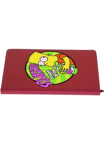 Блокнот А5 Барт Сімпсон (Bart The Simpsons) Червоний (92228-3410-RD) MobiPrint (257324293)