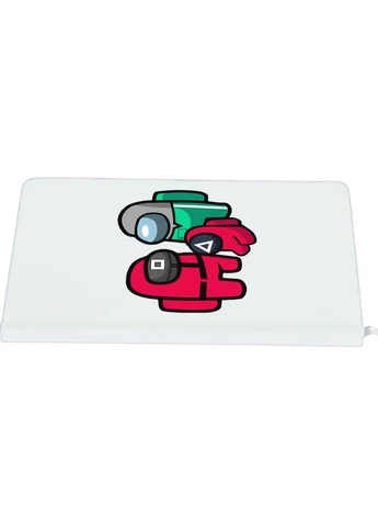 Блокнот А5 Амонг Ас и Игра в кальмара (Among Us and Squid Game) Белый (92228-3380-WT) MobiPrint (257328671)