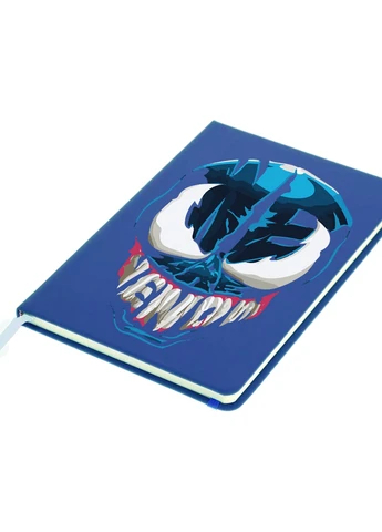 Блокнот А5 Веном (Venom) Светло-голубой (92228-3421-SK) MobiPrint (257322888)