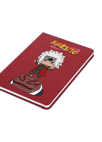 Блокнот А5 Наруто Дзірайя (Naruto Jiraiya) Червоний (92228-3482-RD) MobiPrint (257325276)