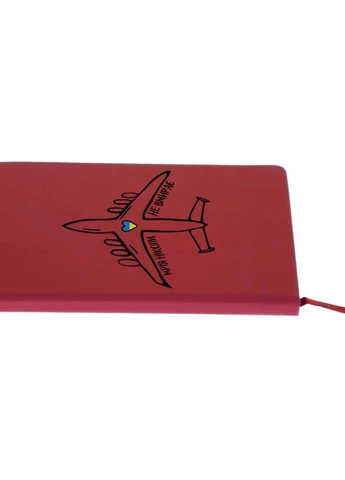 Блокнот А5 Мечта никогда не умирает Красный (92228-3755-RD) MobiPrint (257327894)