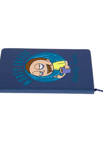 Блокнот А5 Рік та Морті (Rick and Morty) Темно-синій (92228-3442-NB) MobiPrint (257323076)
