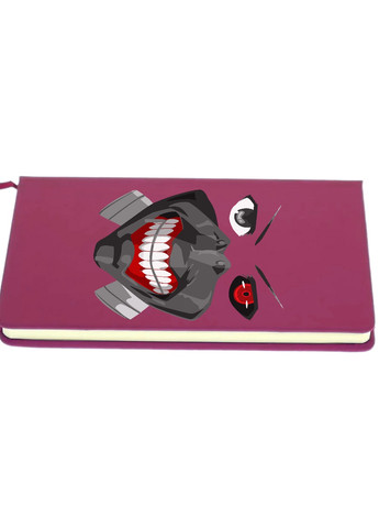 Блокнот А5 Токійський гуль Кен Канекі маска(Tokyo Ghoul in mask) Малиновий (92228-3525-FU) MobiPrint (257325793)