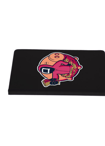 Блокнот А5 Гра в кальмара (Squid Game) Чорний (92228-3458-BK) MobiPrint (257325852)