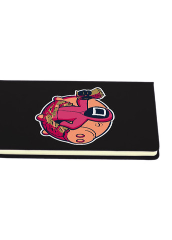 Блокнот А5 Гра в кальмара (Squid Game) Чорний (92228-3458-BK) MobiPrint (257325852)