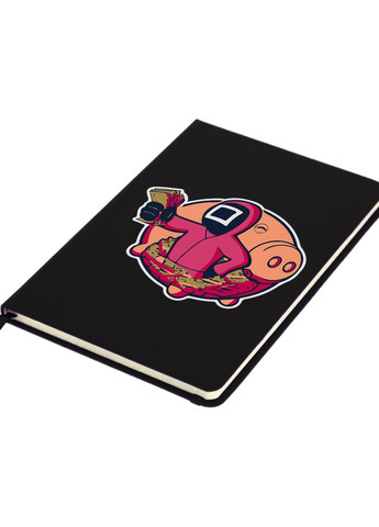 Блокнот А5 Гра в кальмара (Squid Game) Чорний (92228-3458-BK) MobiPrint (257325852)