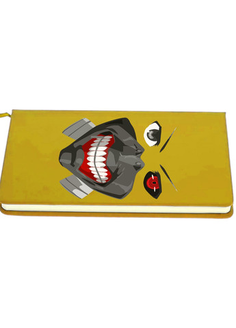 Блокнот А5 Токійський гуль Кен Канекі маска(Tokyo Ghoul in mask) Жовтий (92228-3525-SY) MobiPrint (257325742)