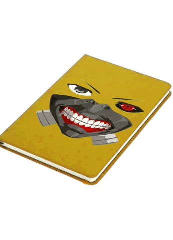 Блокнот А5 Токійський гуль Кен Канекі маска(Tokyo Ghoul in mask) Жовтий (92228-3525-SY) MobiPrint (257325742)