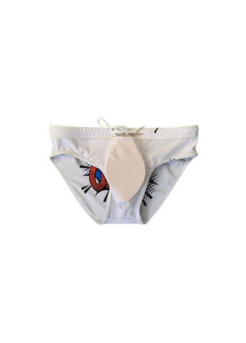 Мужские белые пляжные модные плавки UXH