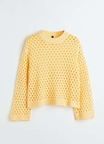 Жовтий демісезонний светр H&M