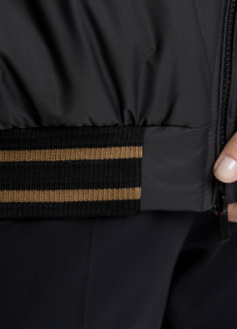 Чорна демісезонна куртка жіноча Arber Bomber W2L