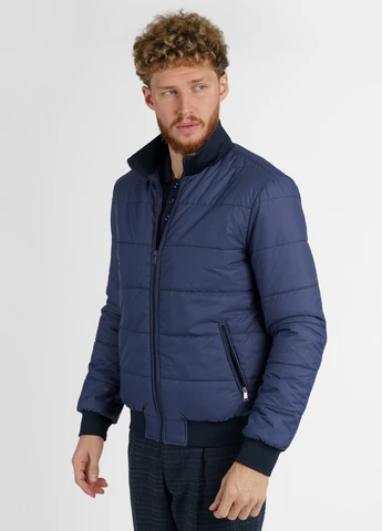 Синя демісезонна куртка чоловіча Arber Varsity Jacket H19