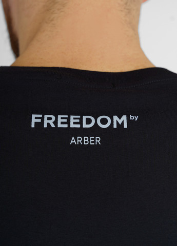 Чорна футболка чоловіча Arber T-SHIRT FF16