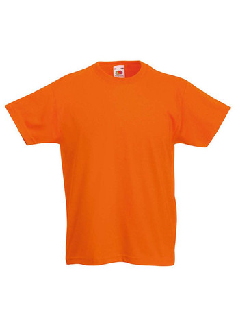 Оранжевая демисезонная футболка Fruit of the Loom