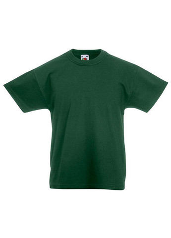 Темно-зеленая демисезонная футболка Fruit of the Loom