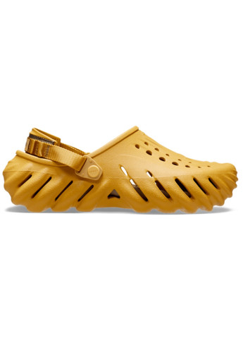 Горчичные сабо кроксы Crocs