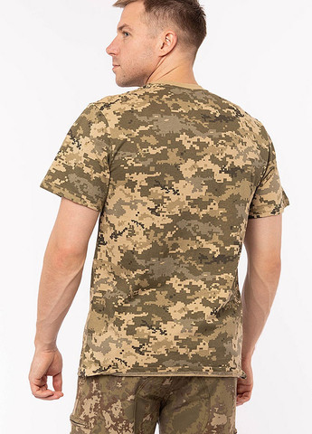 Хаки (оливковая) мужская футболка No Brand