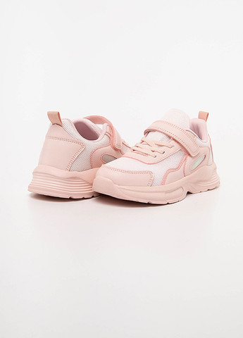 Розовые демисезонные кроссовки для девочки No Brand