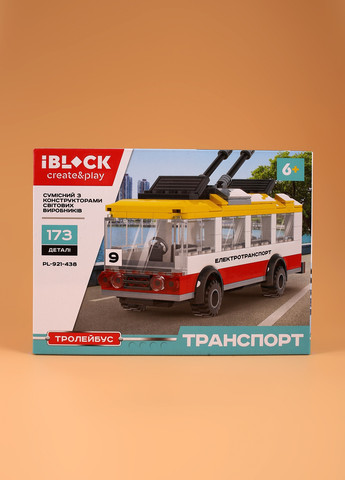 Конструктор Троллейбус PL-921-438 Iblock (257418666)