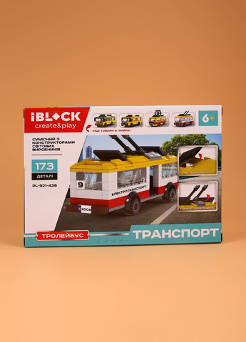 Конструктор Троллейбус PL-921-438 Iblock (257418666)