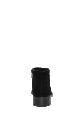 Осенние ботинки r14247-11 черный Carvallio из натуральной замши