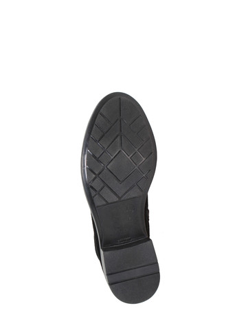 Осенние ботинки r14247-11 черный Carvallio из натуральной замши