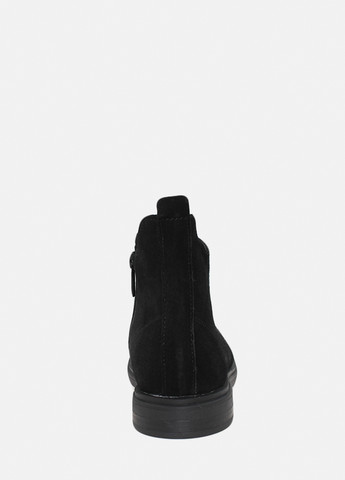 Зимние ботинки raz-103-11 черный Alvista из натуральной замши