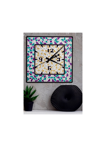 Стеклянная мозаика Square clock MA4002 Mosaaro (257452189)