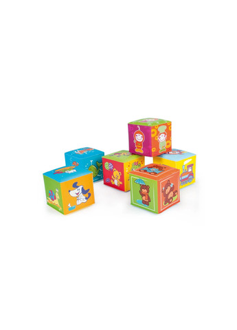 Iграшка-кубик розвиваюча м'яка 2/817 No Brand (257452029)