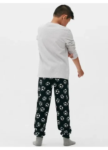 Комбинированная зимняя пижама (свитшот, брюки) Primark