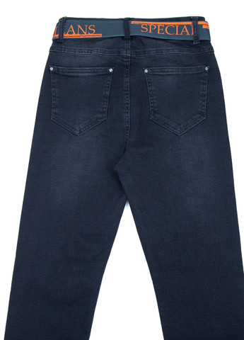 Женские джинсы черно-серые с высокой посадкой узкие MOM CARMITO - (257455414)