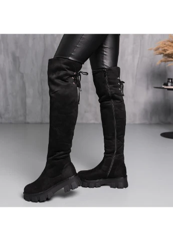 Ботфорти жіночі зимові Chief 3875 Чорний Fashion (257466795)