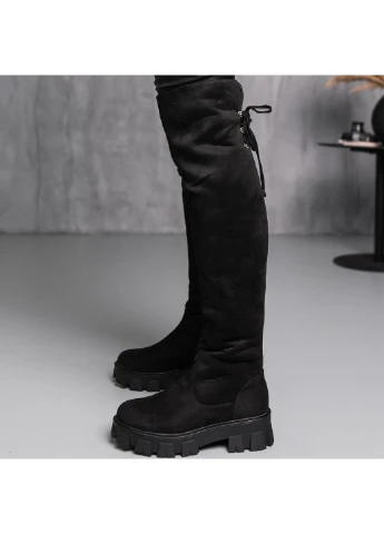 Ботфорти жіночі зимові Chief 3875 Чорний Fashion (257466795)