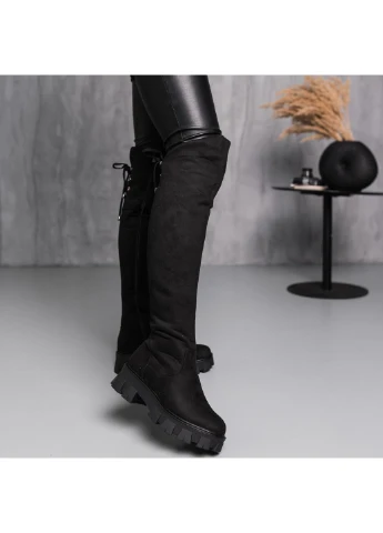 Ботфорти жіночі зимові Chief 3875 Чорний Fashion (257466795)