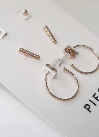 Набор из 3 пар серьг Pieces (257469949)