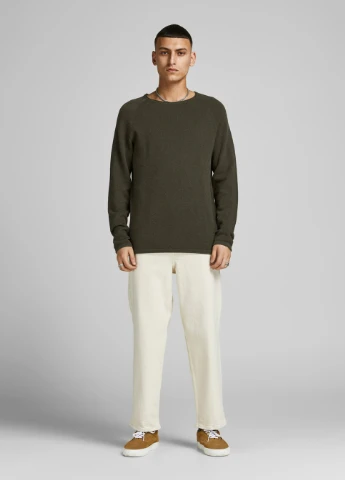 Оливковий (хакі) светр JACK&JONES