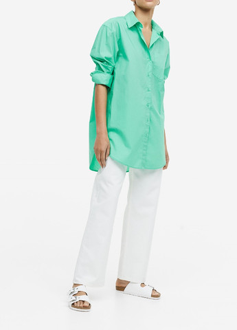 Зелёная блузка H&M