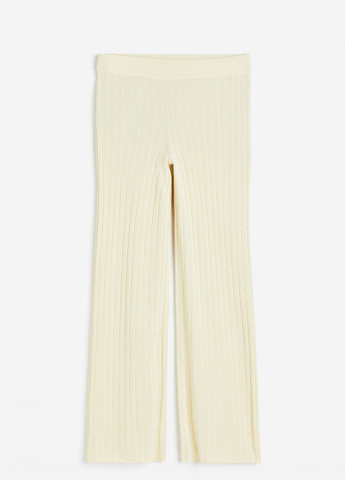 Светло-бежевые домашние демисезонные брюки H&M