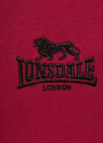 Темно-красные кэжуал демисезонные брюки Lonsdale