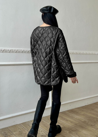 Черная демисезонная весна-осень Jadone Fashion Куртка