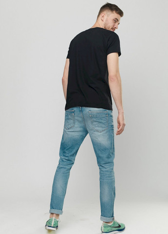 Черная футболка мужская черная "memories" Memo