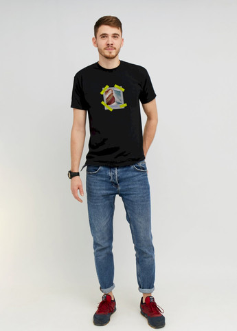 Черная футболка мужская черная "memories" Memo