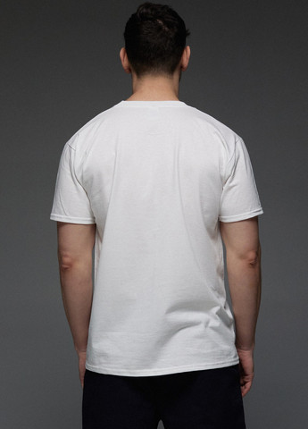 Белая футболка мужская белая f117 Aspirine