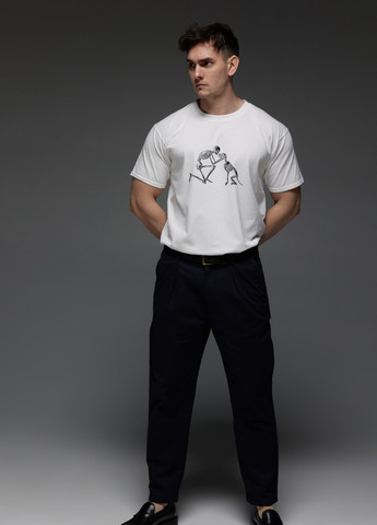 Біла футболка чоловіча біла Aspirine