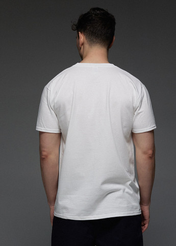 Белая футболка мужская белая "country of great people" Aspirine