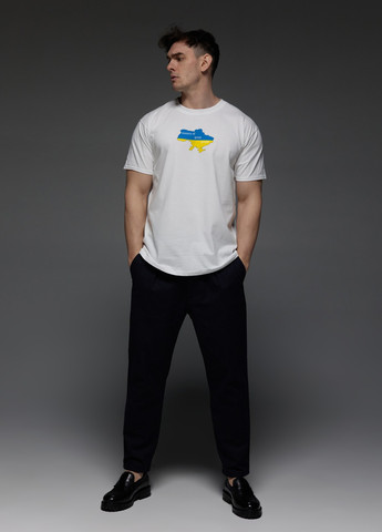 Белая футболка мужская белая "country of great people" Aspirine