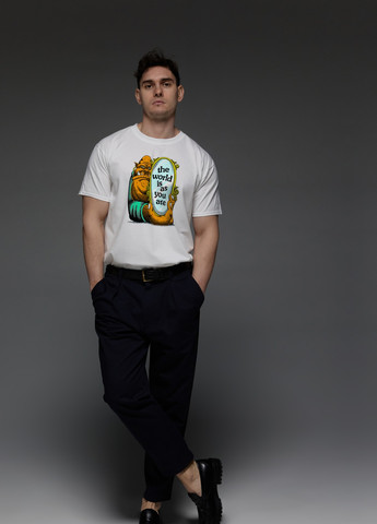 Белая футболка мужская белая Aspirine