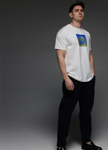 Белая футболка мужская белая Aspirine