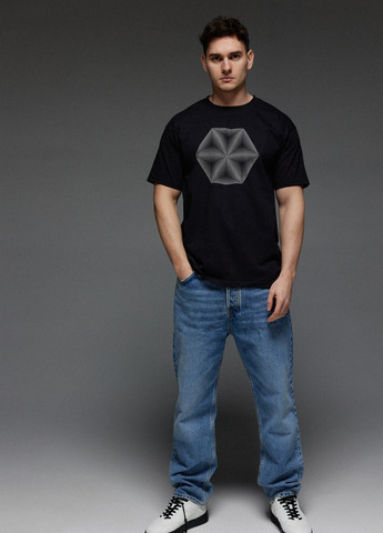 Черная футболка мужская черная Aspirine